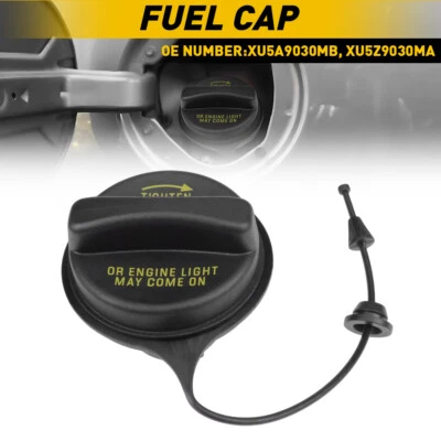 For 97-09 FORD F150 F-150 FUEL GAS TANK FILLER CAP WITH TETHER OEM XU5Z9030MA P - Image 1 of 4