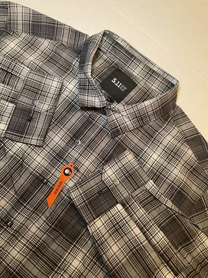5.11 Tactical Shirt Men L Igor Plaid Long Sleeve Rapid Entry - Image 1 of 4