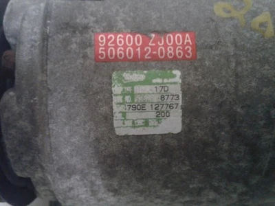 Compresor de aire acondicionado Nissan Titan 92600Zj00A 2007-2010 aire frío hielo Foto 1 de 4