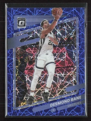 2021-22 Donruss Optic #50 Desmond Bane Blue Velocity Memphis Grizzlies (R) - Image 1 of 2