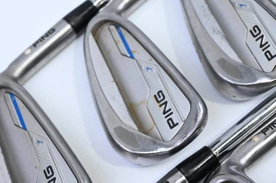 Ping i-Series E1 Irons / 4-PW+GW / White Dot / Stiff Flex Ping CFS Distance - Image 1 of 4
