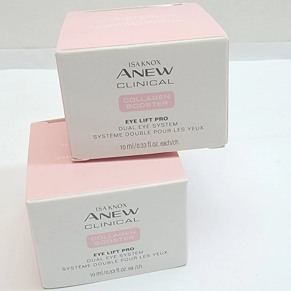 Avon Isa Knox AClinical Collagen Booster Eye Lift Pro Dual Eye System-
