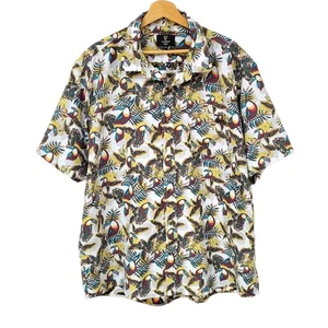 Guinness Tukan Kurzarm Hemd Hawaii Style Allover Print - Größe 2XL / XXL - Bild 1 von 6