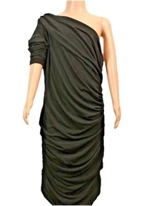 Submarine Girls Kids Dress Size 16 Style 587/26 Black One Shoulder Nwt - Picture 1 of 4