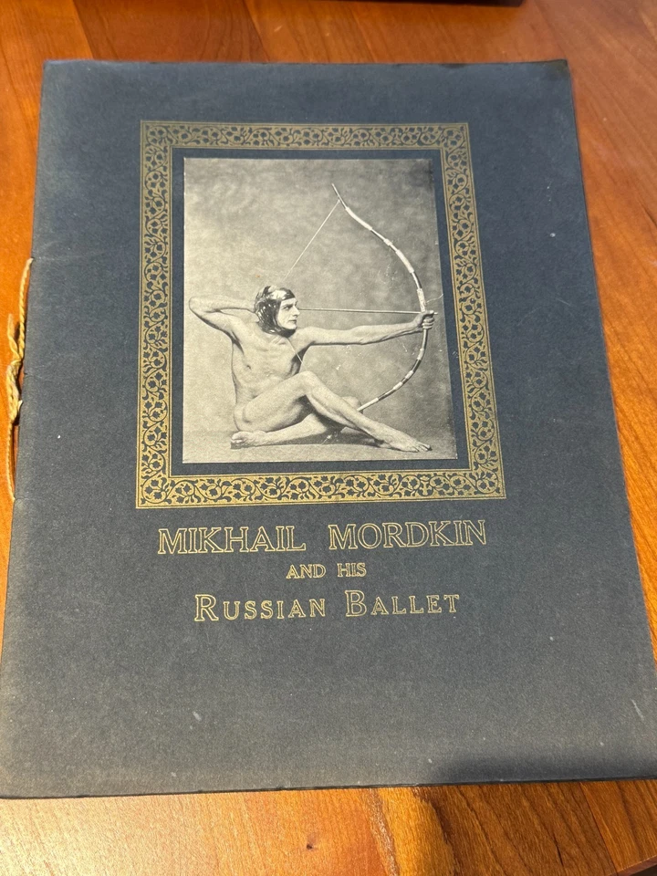 ¡VINTAGE! Mikhail Mordkin y su ballet ruso - Programa ilustrado de 1926 Foto 1 de 4