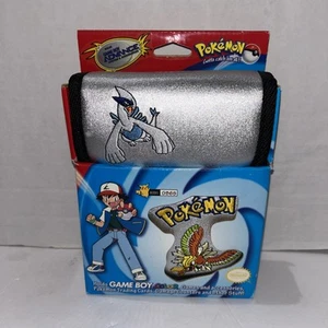 Rare Nintendo Game Boy Color Pokemon Storage Case Travel Pak Gray Lugia Ho-Oh - Picture 1 of 10