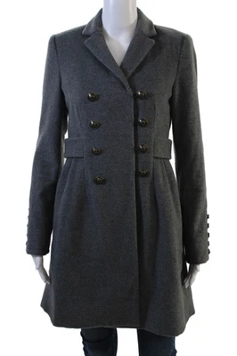 Diane Von Furstenberg, Chaqueta Militar Mujer Gris Oscuro Lana-Cachemira Talla 4 Foto 1 de 4