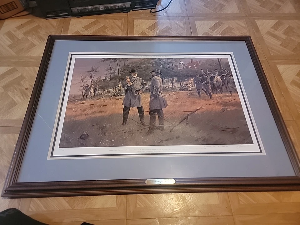 Mort Künstler "Tomorrow We Must Attack Him" Lee & Longstreet S/N 911/950 с сертификатом подлинности - Изображение 1 из 4