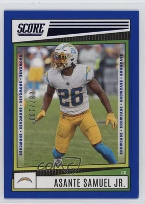 2022 Score Showcase /100 Asante Samuel Jr #140 - Image 1 of 2