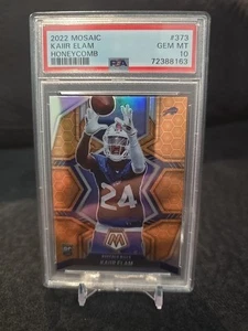 Panini Mosaic 2022 - Rookies Kaiir Elam #373 Honeycomb Prizm PSA 10 (RC) - Imagen 1 de 5