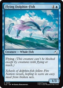 Flying Dolphin-Fish C 223 Non-Foil MTG TLE Magic - Picture 1 of 1