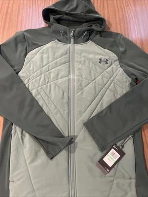 UNDER ARMOUR Sprint Hybrid Hooded Jacket Mens Size Large - image 1 of 4