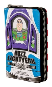 LOUNGEFLY PIXAR TOY STORY 30TH ANNIVERSARY BUZZ LIGHTYEAR ZIP AROUND WALLET  - Picture 1 of 3