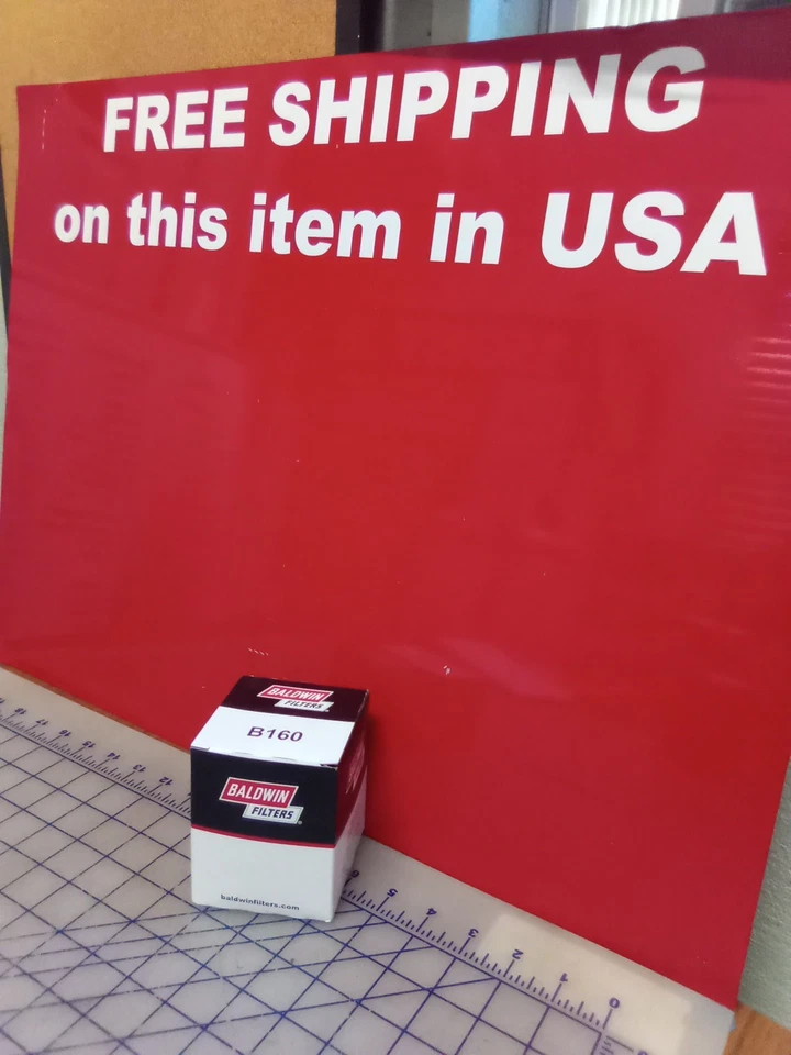 Filtro de aceite Baldwin B160, nuevo stock antiguo, envío gratuito Foto 1 de 4
