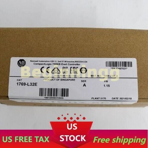 New Allen-Bradley AB 1769-L32E SER A CompactLogix EtherNet Processor 1769L32E - Image 1 of 1