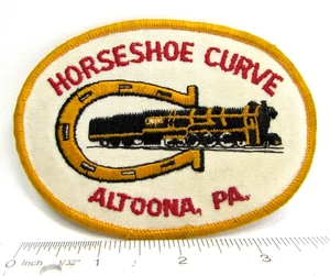 Vintage Horseshoe Curve National Historic Landmark Patch Altoona PA Railroad - Picture 1 of 3
