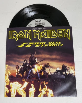 IRON MAIDEN ~ FROM HERE TO ETERNITY ~ SPECIAL ETCHED SINGLE SIDED VINYL 7"45rpm - Image 1 of 4