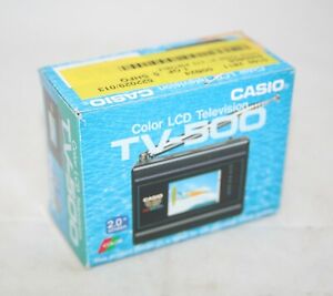 Vintage Boxed Casio TV500 Mini TV 