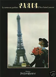 80er David Seidner fotografiert YSL Paris Parfum Werbung 1986 - Bild 1 von 1