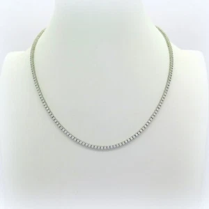Collana tennis 2 mm in argento 925 e zirconi - Foto 1 di 3