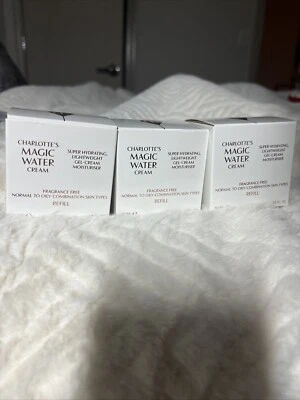Charlotte’s Magic Water Cream REFILL 1.6 FL.oz (lot of 3) - Image 1 of 4