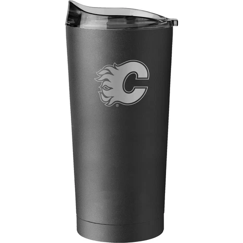 Calgary Flames 20oz. Black Powder Coat Tumbler Cover