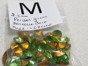 Vtg Crystal Glass 8.5mm Rhinestone PB Czech Germany Jewelry Craft Repair # 2025 - Picture 1 of 28