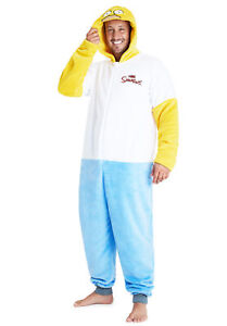 The Simpsons All in One Pyjama, Funny Homer Simpson Pyjamas, Funny Gifts for Men