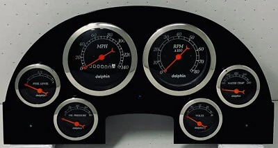 Ford Car 1956 calibre 6 panel de instrumentos juego de aluminio Foto 1 de 4