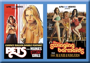 PETS / SWINGING BARMAIDS:  2 DVD PACK!  4 GRINDHOUSE MOVIES! 2pc72 - Picture 1 of 3