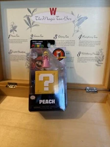 Jakks Pacific Super Mario Bros Movie Peach 1.25" Figure Question Block - Picture 1 of 4