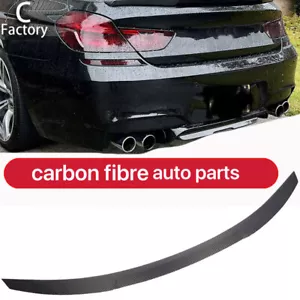 Ala spoiler bagagliaio posteriore in fibra di carbonio per BMW Serie 6 F06 F13 M-Sport M6 2012-18 - Foto 1 di 12