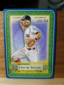 2019 Topps Gypsy Queen Xander Bogaerts Tarot of the Diamond blue 140/250 #TOTD3 - Bild 1 von 2