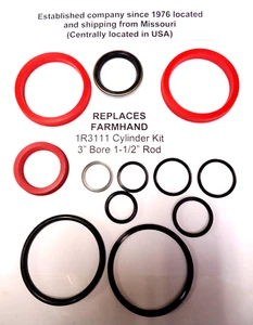 1R3111 Seal Kit for Farmhand Loader 3" Bore - 1-1/2" Rod "Aftermarket" - Picture 1 of 3