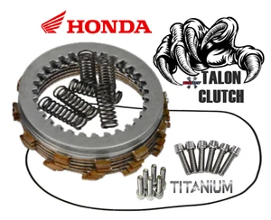 06-09 TRX450R TRX 450R Kit de embrague de garra Cubierta Oring Titanio Tornillos de resorte Kit Se - Imagen 1 de 2