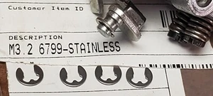 REPLACES STIHL E-CLIP 9460-624-0320 (4X) STAINLESS - Picture 1 of 1
