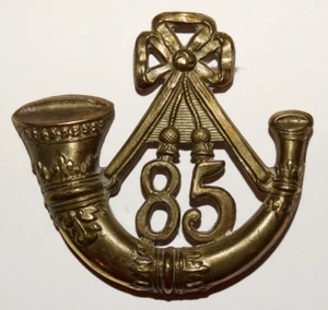BRITISH MILITARY CAP BADGES, The 85th, King's Light Infantry Regiment of Foot  - Picture 1 of 2