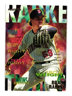 1995 Fleer Update #U-62 Brad Radke Minnesota Twins - Image 1 of 2