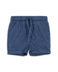 Miles The Label Little Boys' Organic Cotton Chambray Shorts Size 6 - Picture 1 of 3