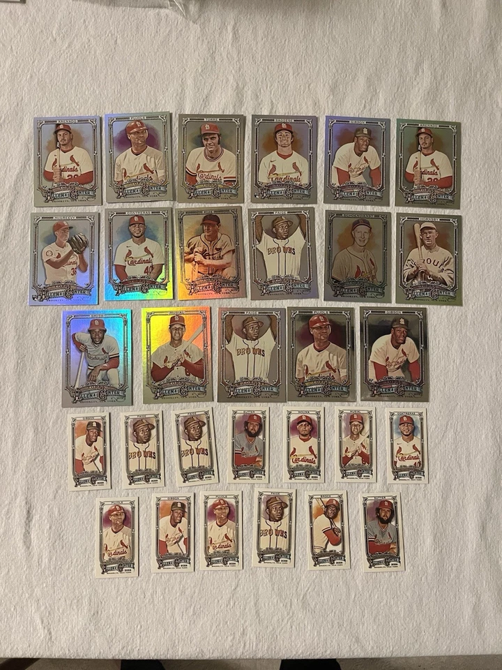 Lote 30x St Louis Cardinals 2025 Topps Allen & Ginter - Folha, Cromado, Mini, SPs!! - Imagem 1 de 2
