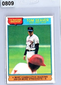 Tom Seaver Topps #5 1976 - Imagen 1 de 2