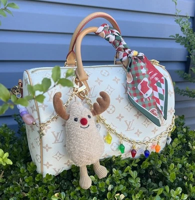 CADENA BOLSO LUJO LUCES NAVIDAD — EDICIÓN NAVIDEÑA ARTESANAL Foto 1 de 4