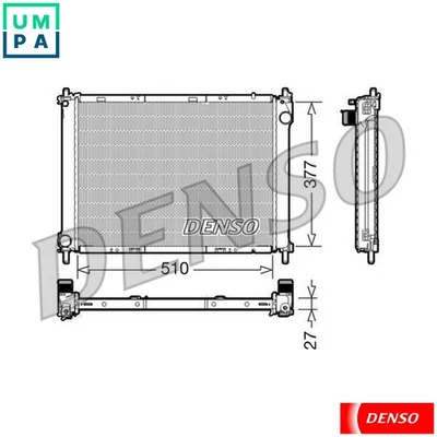 RADIATOR ENGINE COOLING DRM46022 FOR RENAULT CLIO/III/Sportour/Grandtour 1.5L - Image 1 of 4