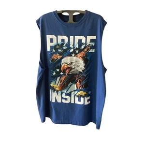 Patriotisches ärmelloses T-Shirt "Pride Inside" Größe XL - Bild 1 von 5