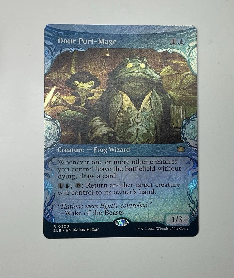 MTG Magic Bloomburrow Four Port-Mage / Mürrischer Hafenmeister Showcase NM Foil - Bild 1 von 1