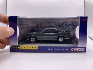 Vanguards Corgi 1:43 Ford Capri Mk3 2.8 Injection Forest & Crystal Green VA10812 - Imagen 1 de 6