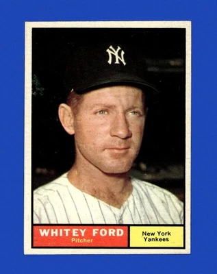 1961 Topps Set-Break #160 Whitey Ford EX-EXMINT *GMCARDS* - Image 1 of 2