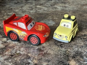 Lego Duplo Cars Minifigure Lightning McQueen & Luigi - Picture 1 of 13