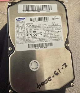 80GB Samsung SP0842N IDE Hard Disk Drive HDD 7200rpm/2M/PATA Fully Test, Working - Afbeelding 1 van 8
