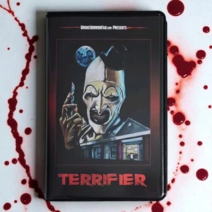 TERRIFIER VHS OFFICIAL 2019 LIMITED Variant Edition RELEASE CLAMSHELL CASE - Picture 1 of 11
